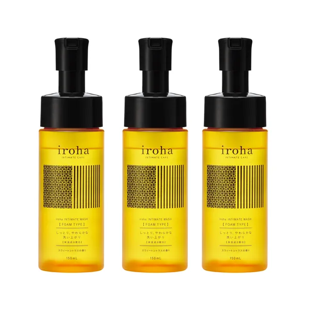 iroha Intimate Wash mousse sweet citrus lot 3