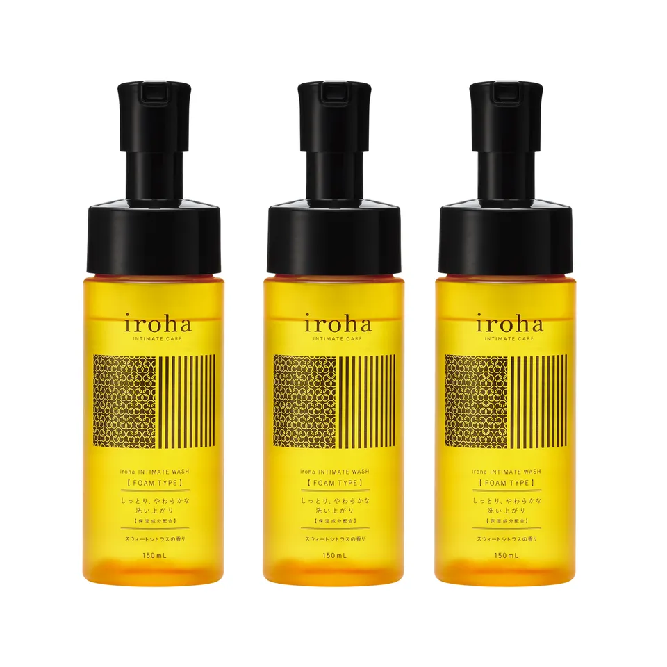 iroha Intimate Wash mousse sweet citrus lot 3