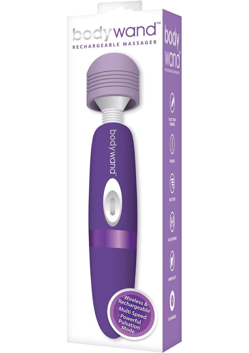 Bodywand Rechargeable Massager wand noir silicone USB