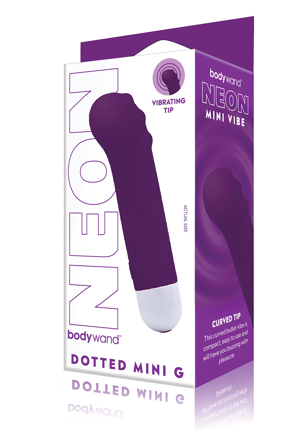 Bodywand Neon Dotted Mini G vibromasseur rose