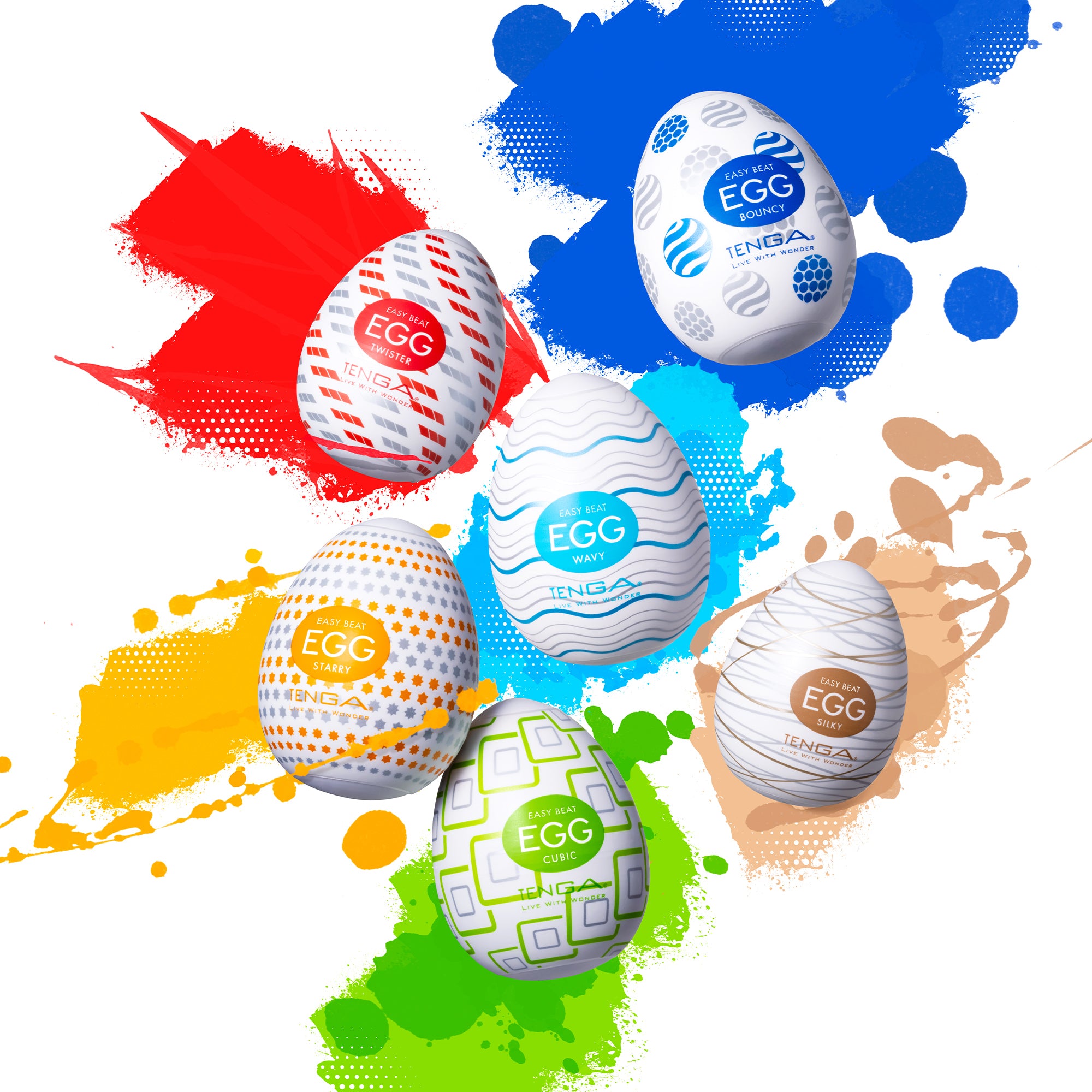 Tenga Egg Variety Pack oeuf masturbateur 6 pièces
