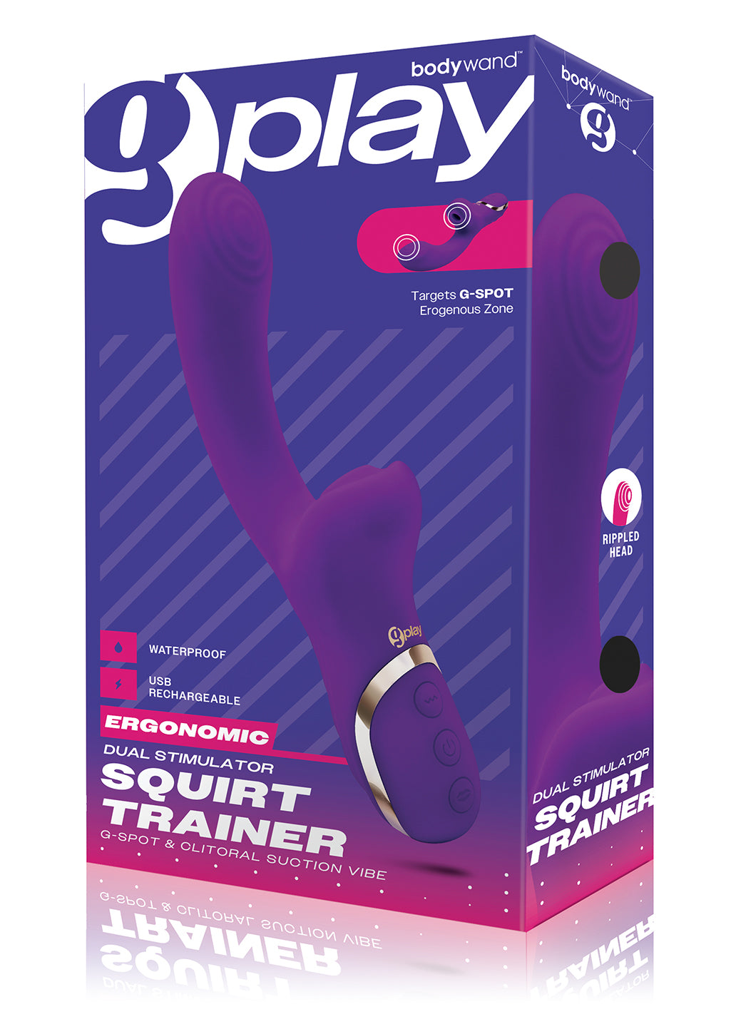 Bodywand G-Play stimulateur clitoris aspiration violet 10 modes