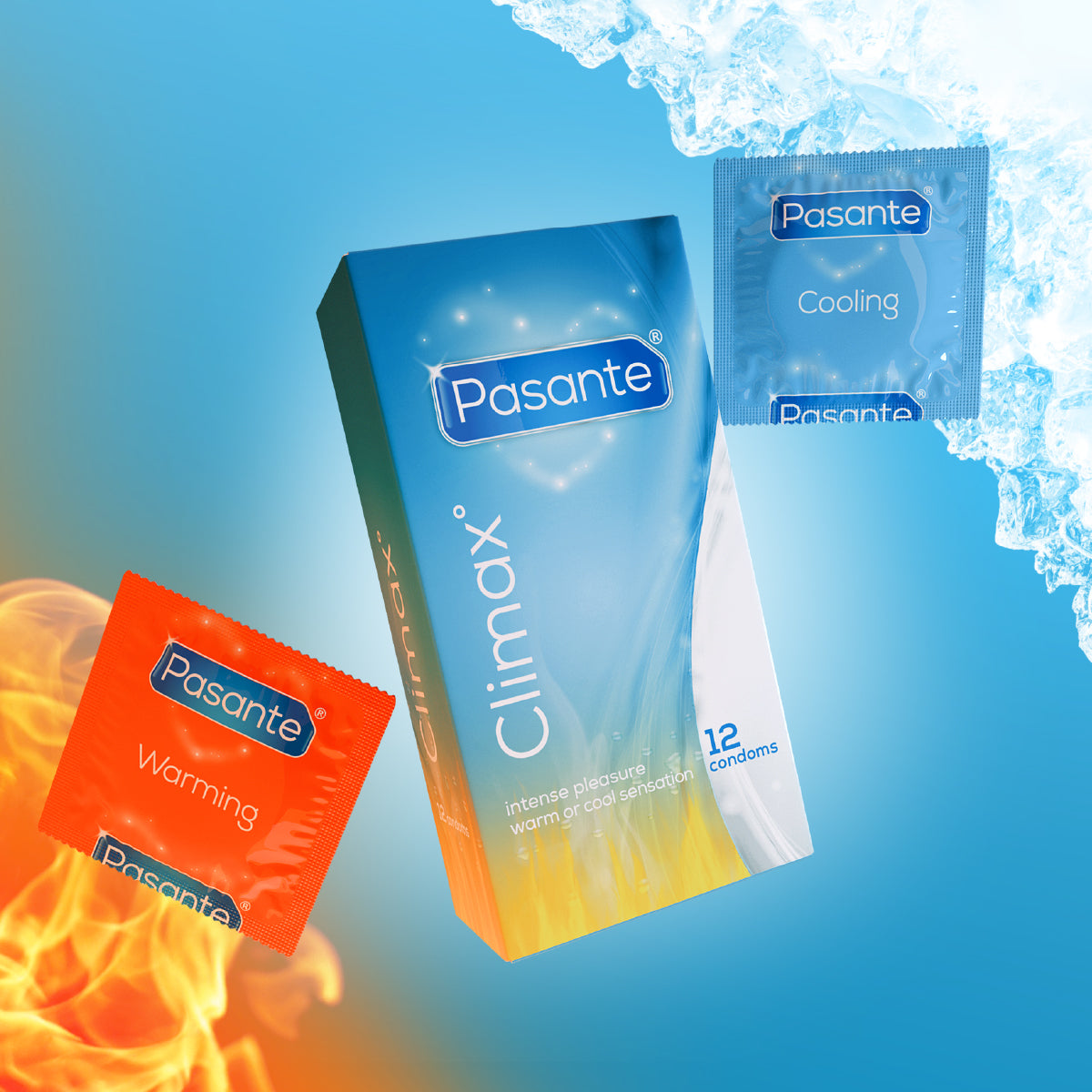 Pasante Climax Préservatif 12 Pièces Chaud Froid