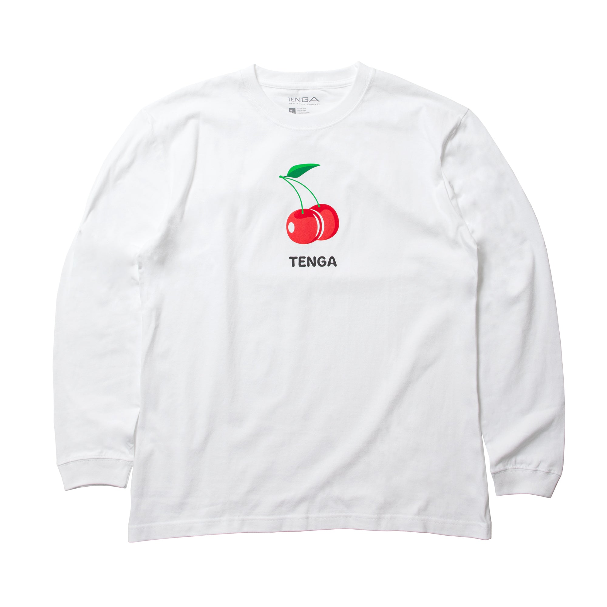 Tenga Cherry t-shirt manche longue coton taille M