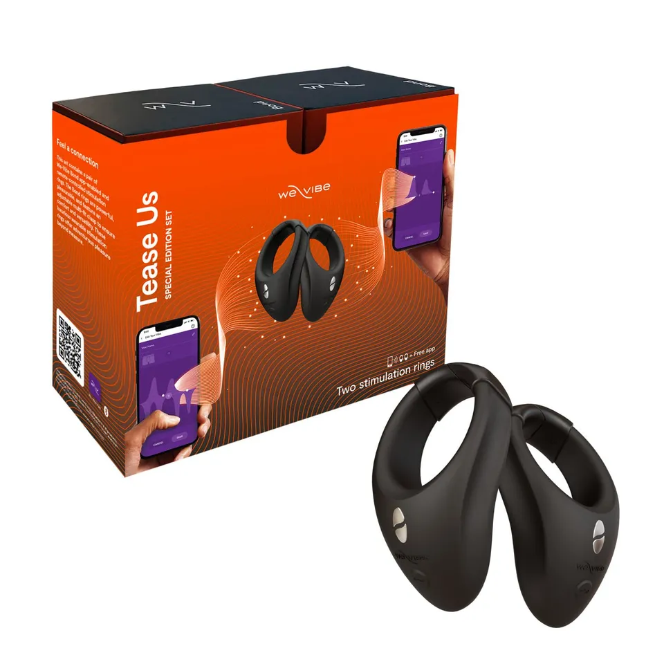 We-Vibe Bond + Bond anneaux péniens vibrants noirs