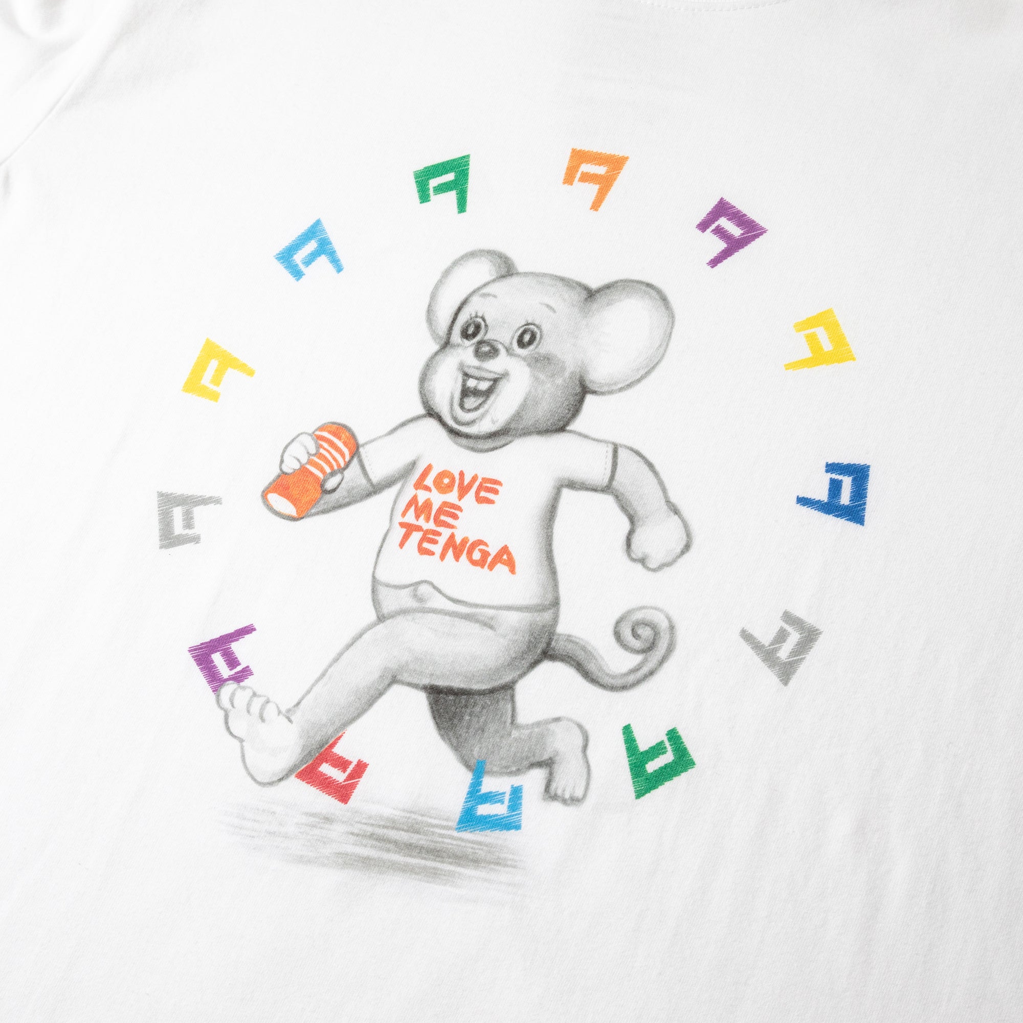 TENGA Dokumi T-Shirt Manches Longues Unisexe Blanc