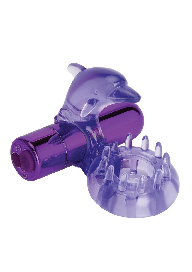 Bodywand Couples Rings Dolphin Ring anneau vibrant violet
