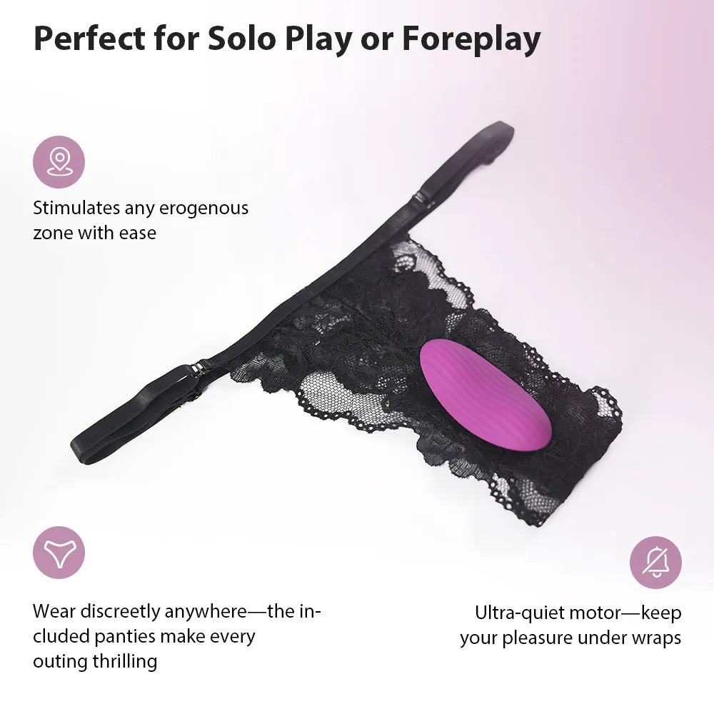 Svakom Edeny vibromasseur culotte violet connecté