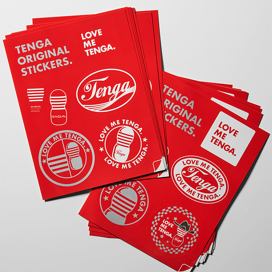 Tenga TENGA Merch Original Sticker B autocollant logo