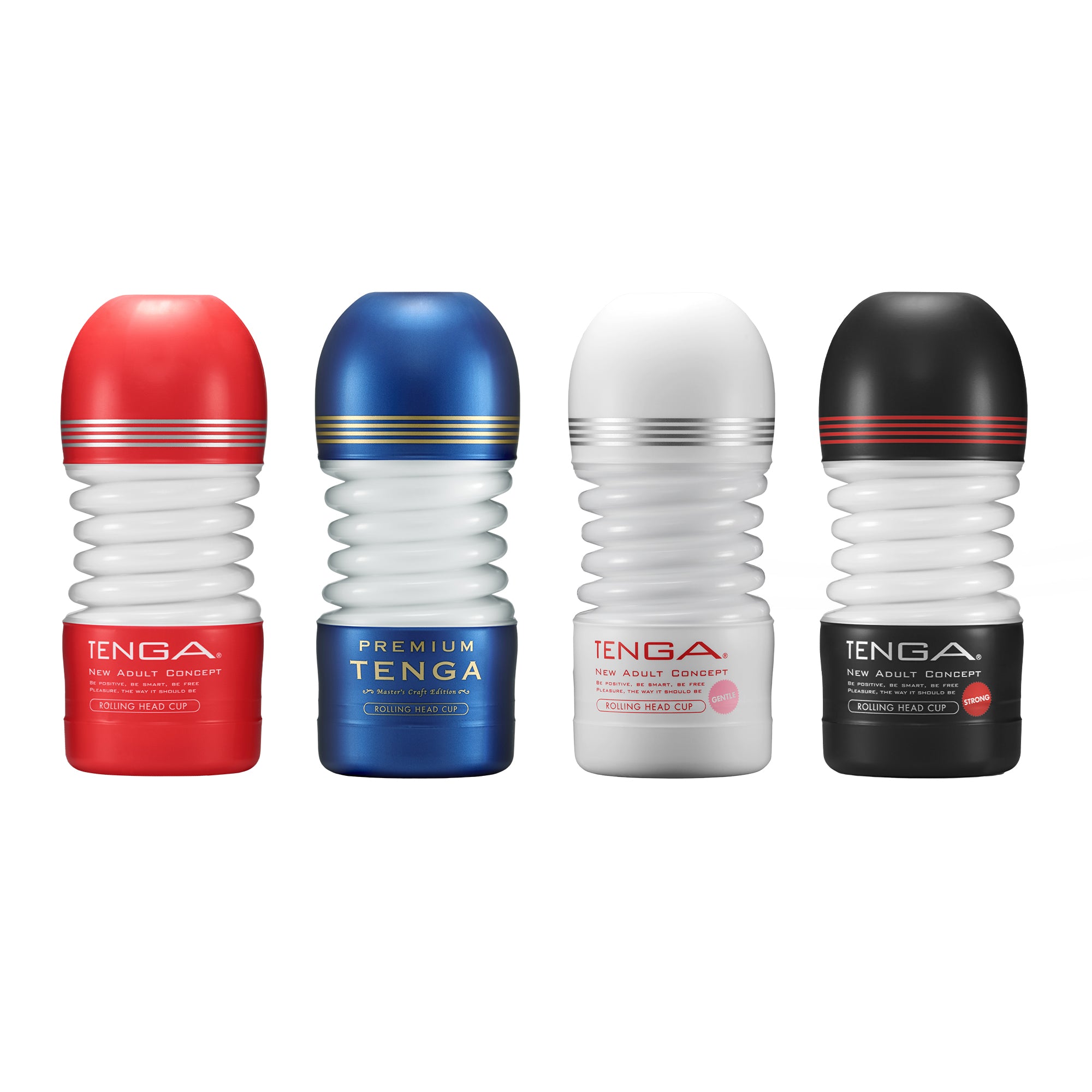 Tenga Rolling Head Cup lot 4 masturbateurs