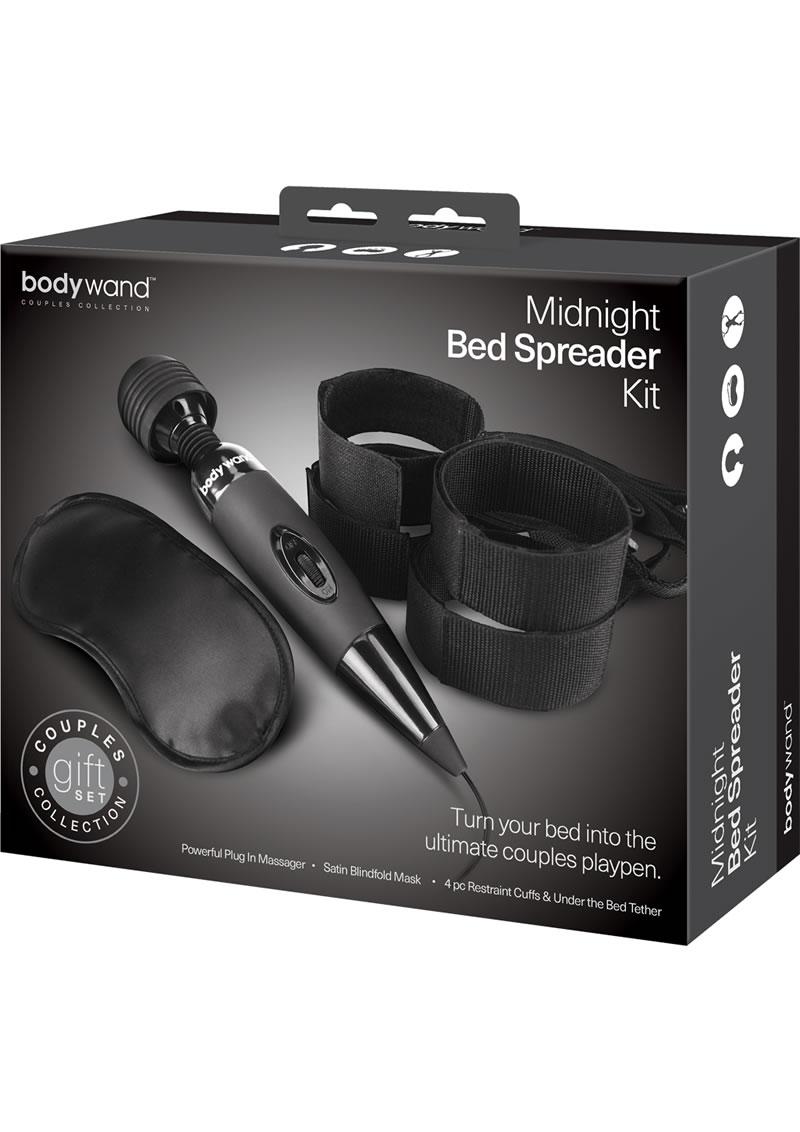 Bodywand Midnight Bed Spreader Kit couple noir