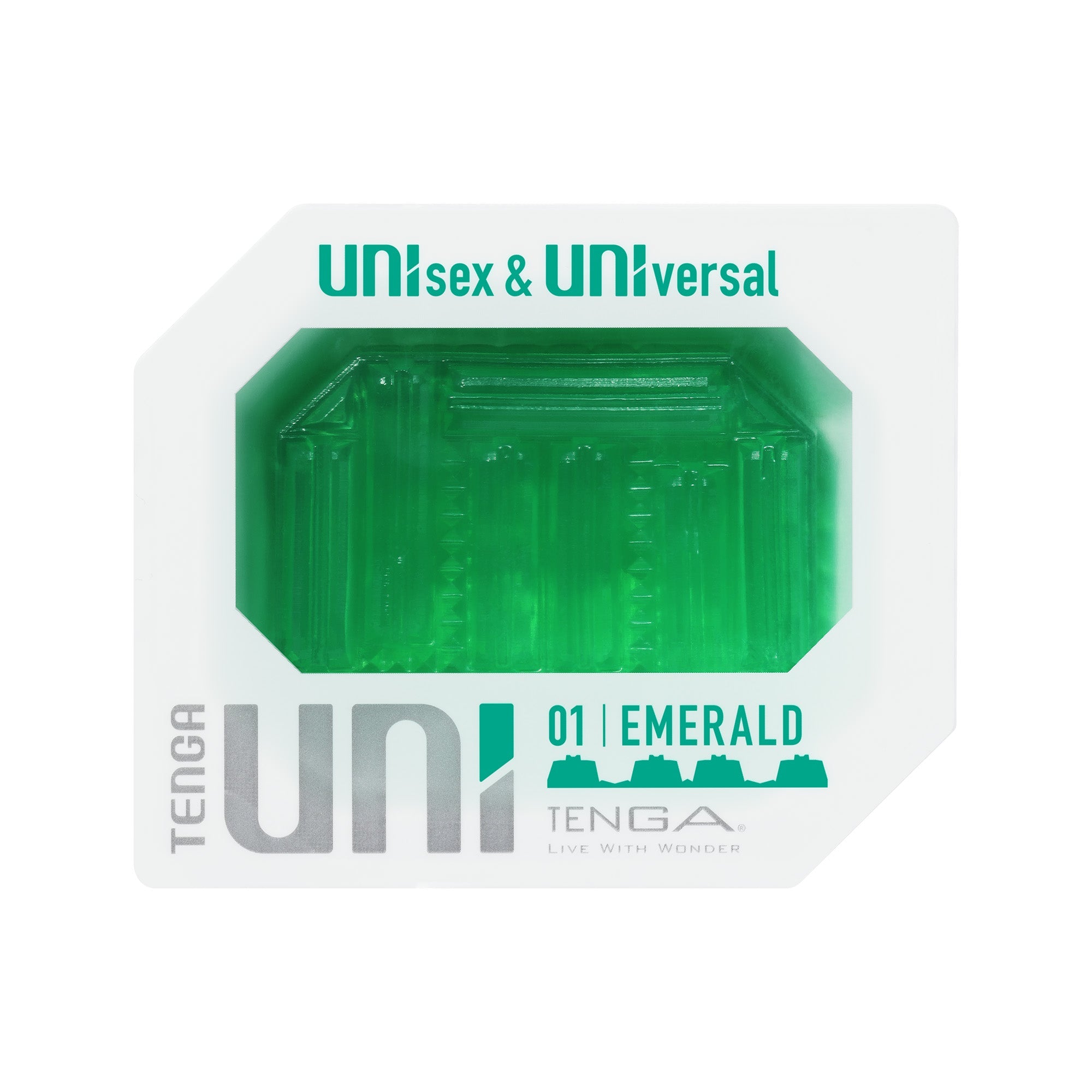 Tenga Uni Emerald Masturbateur Jetable Stretch Couple
