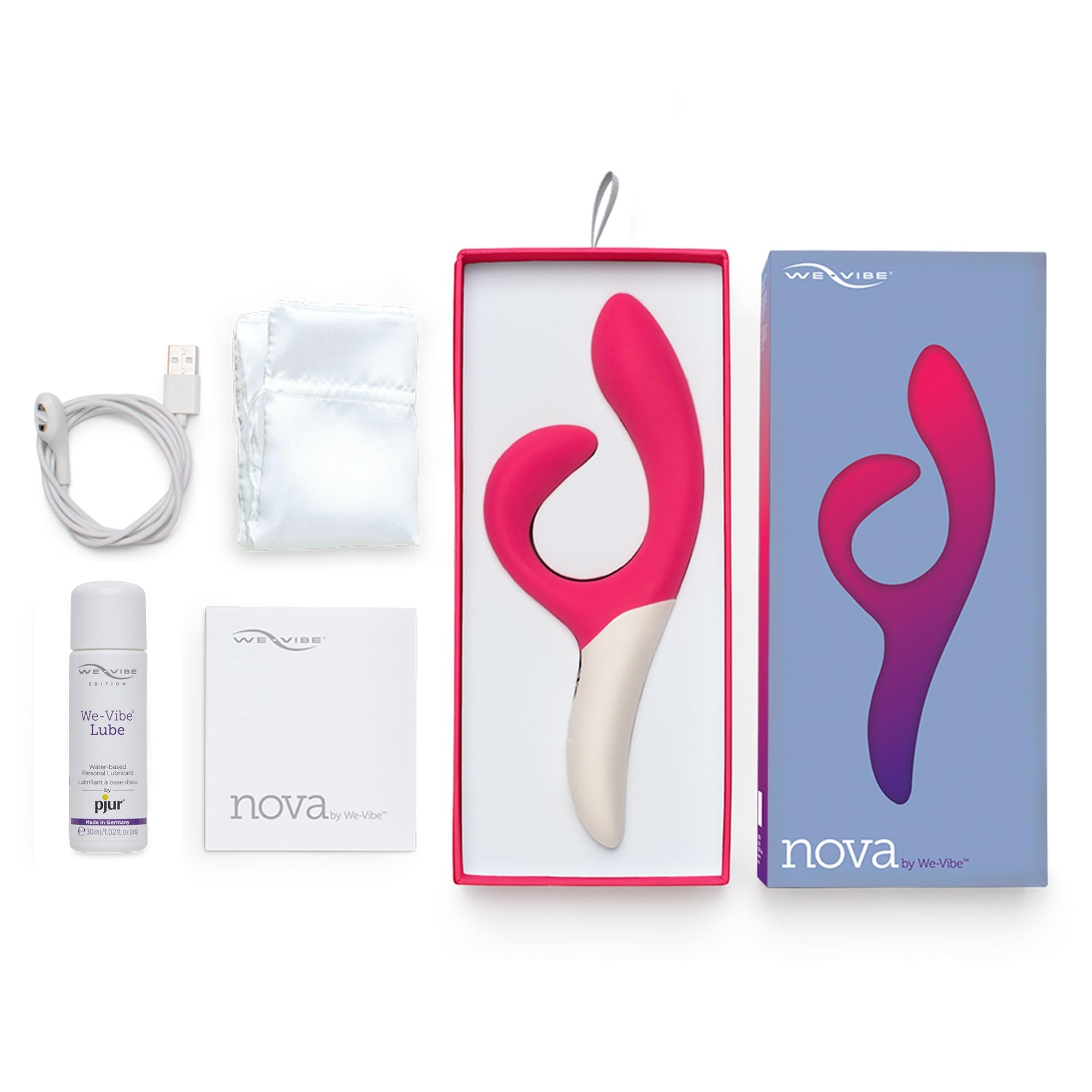 We-Vibe Nova vibromasseur rabbit rose silicone 10 modes