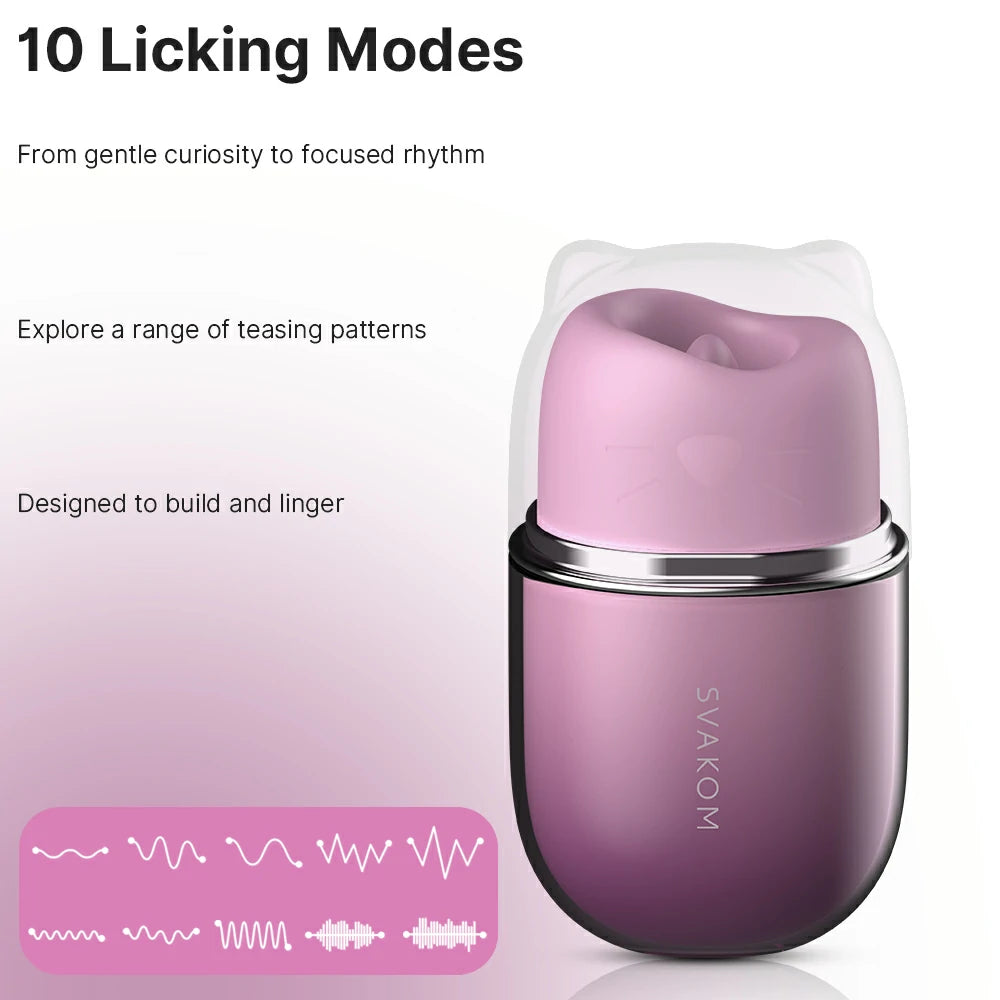 Svakom Klitty stimulateur clitoridien langue