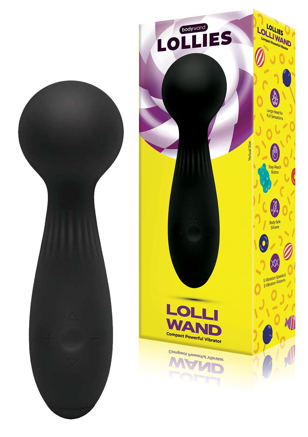 Bodywand Lollies Lolli Wand Vibromasseur Rose Silicone