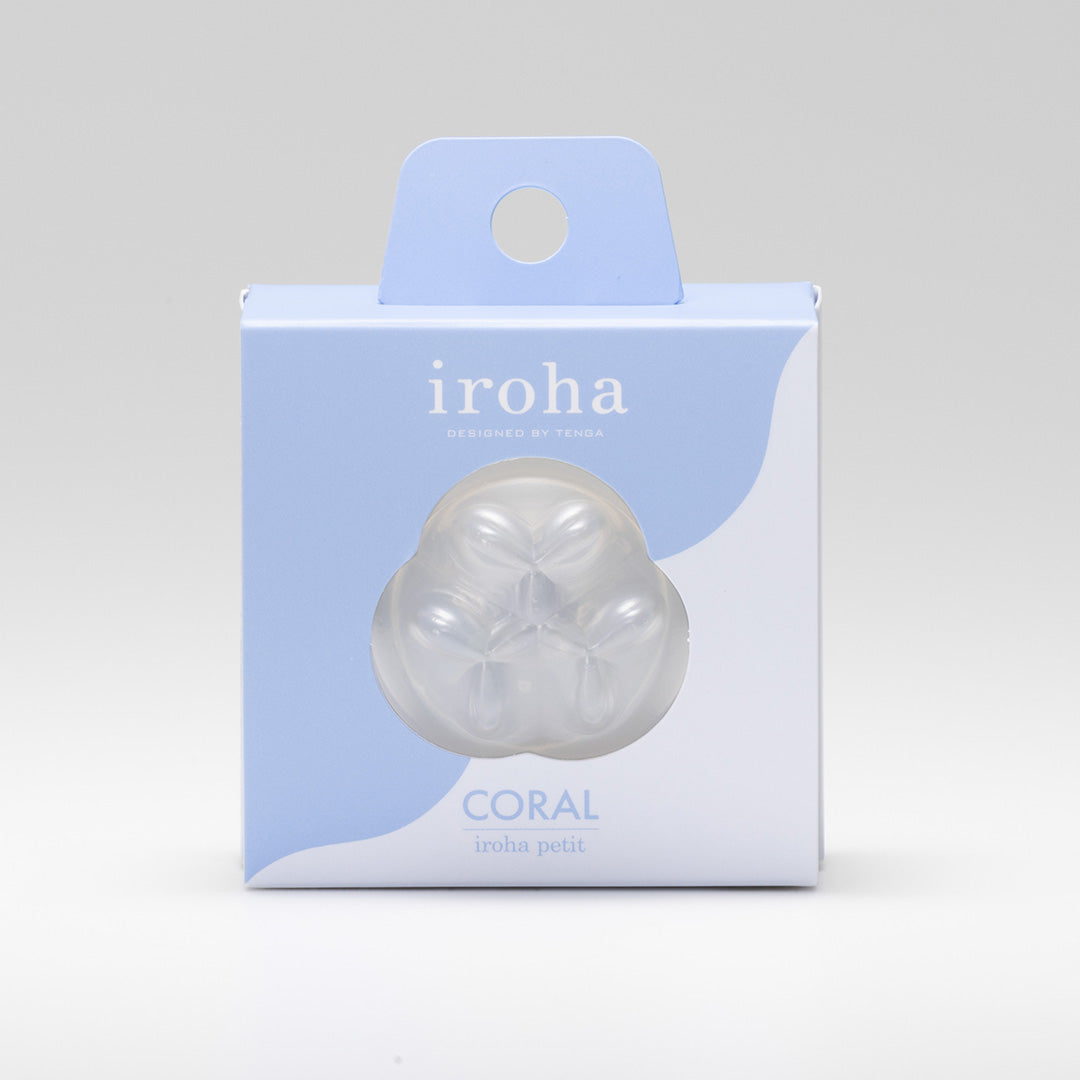 iroha petit Coral stimulateur jetable nervuré