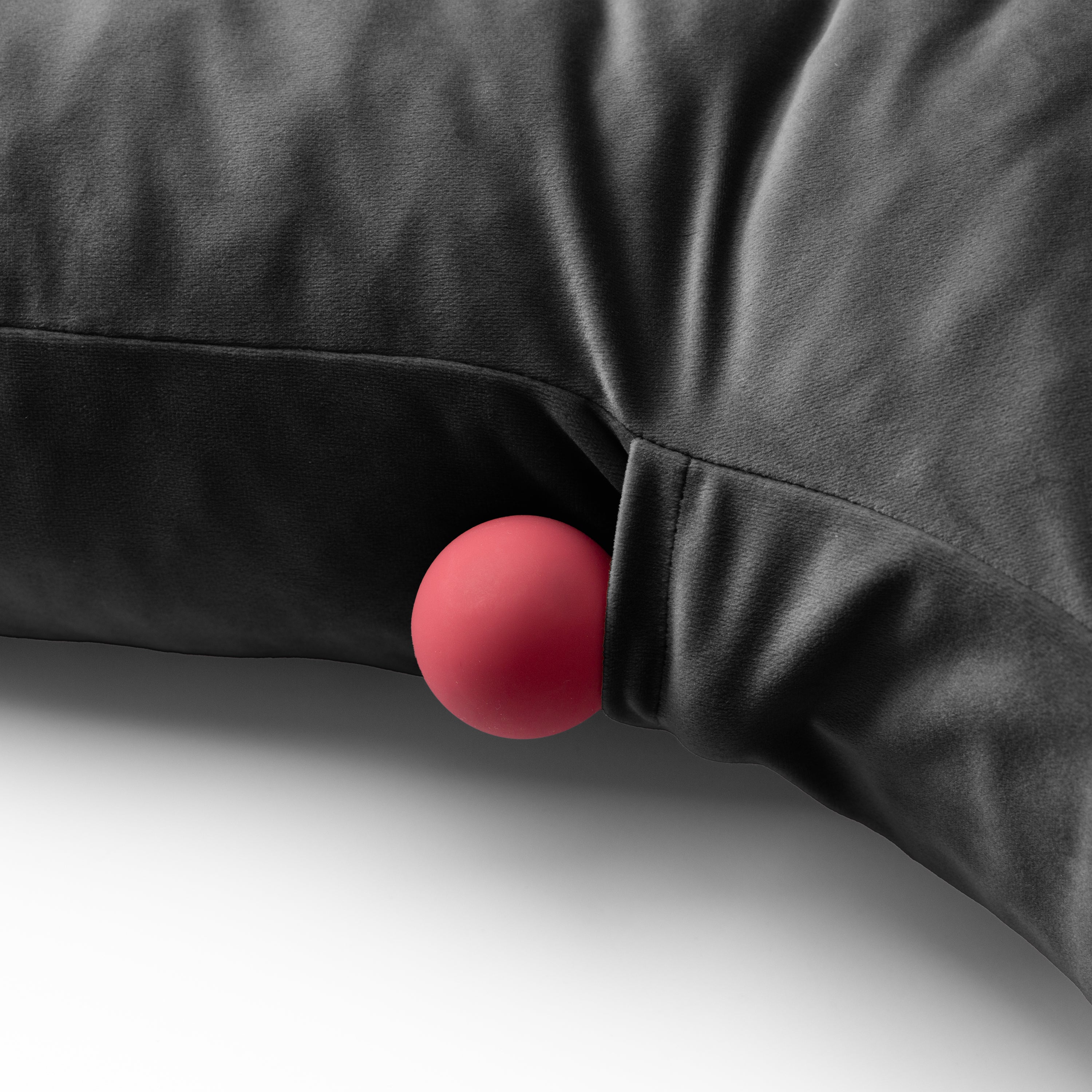 Liberator Lune coussin mémoire + mini-vibromasseur microvelours noir