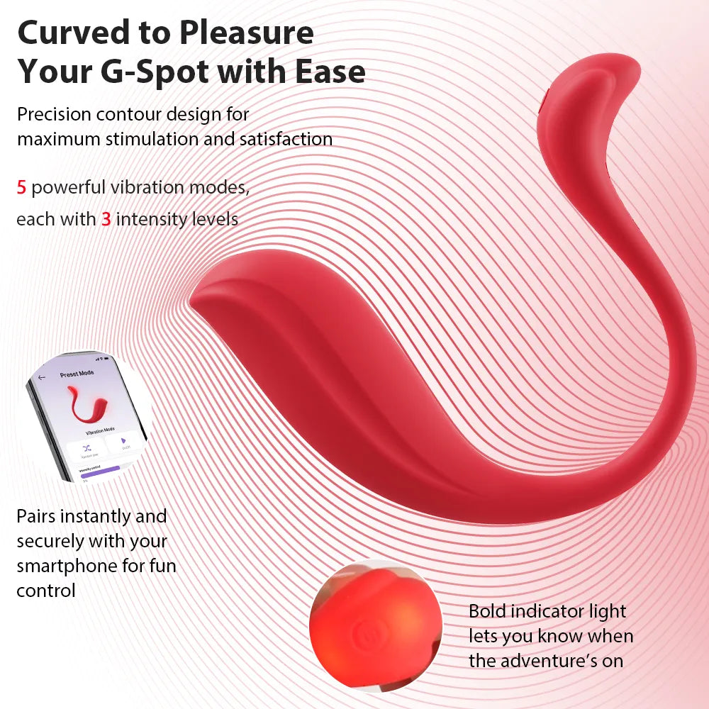 Svakom Phoenix Neo 2 oeuf vibrant rouge
