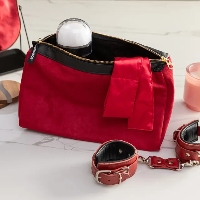 Liberator Tallulah trousse verrouillable microsuede noir