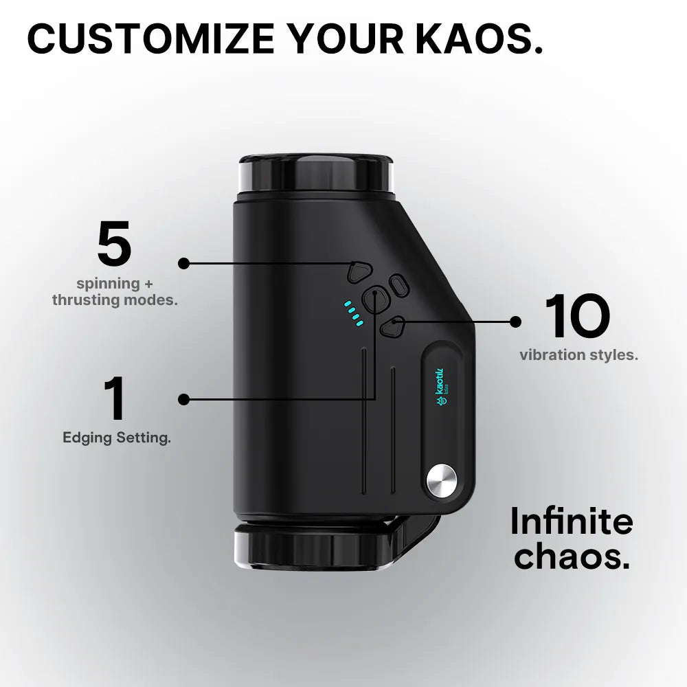 Kaotik Labs The Shotty masturbateur vibrant noir
