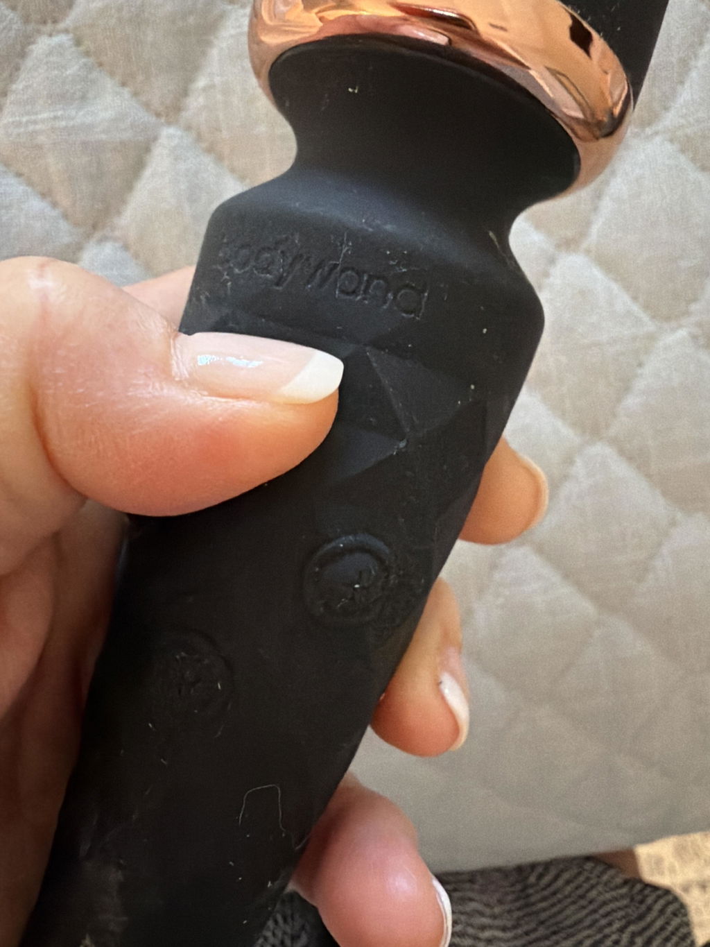 Bodywand Luxe 2-Way Wand baguette vibrante noire rechargeable