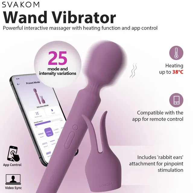 Svakom Emma Neo 2 vibromasseur wand connecté