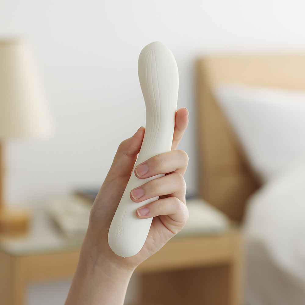 iroha by Tenga mai Tsuru vibromasseur rechargeable blanc