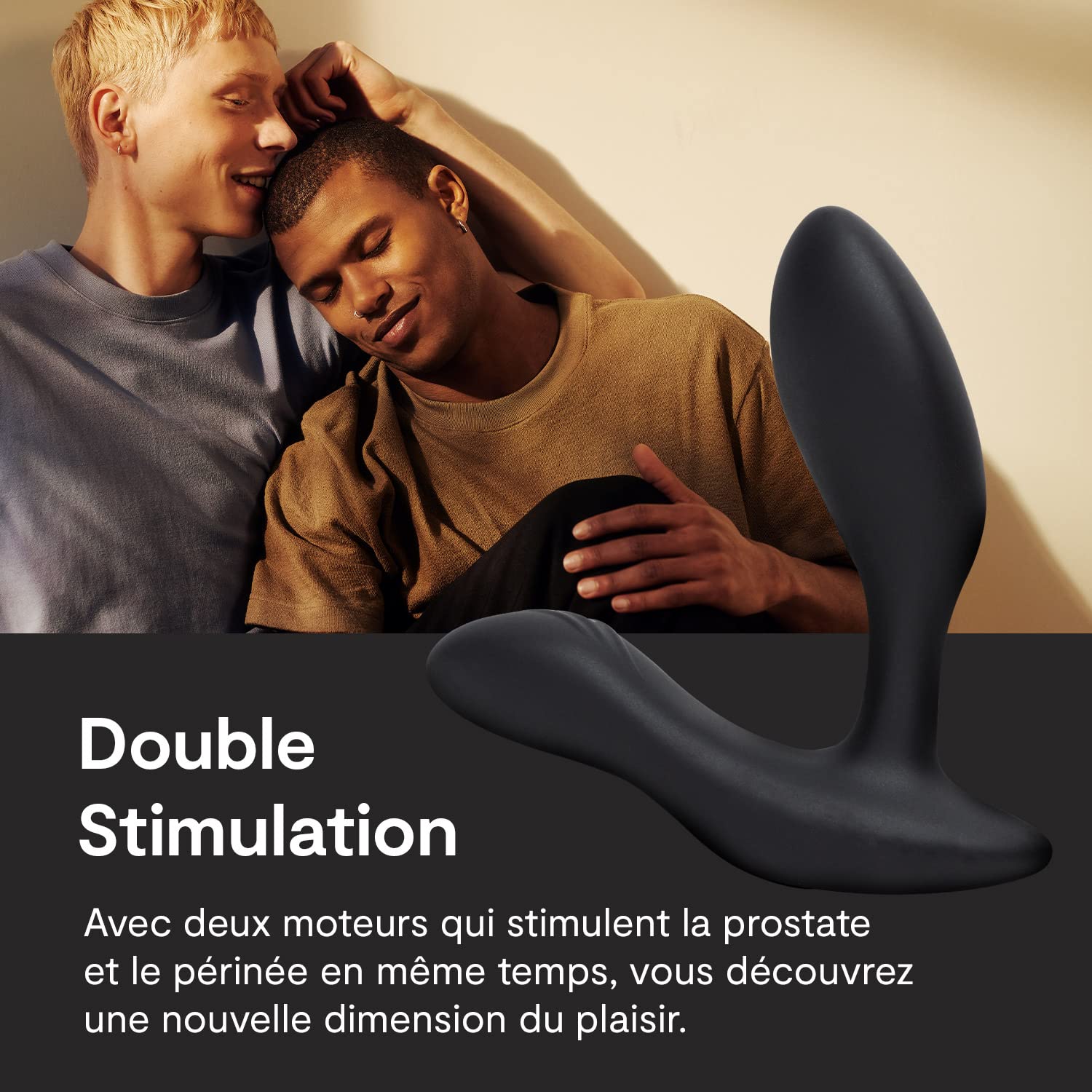 We-Vibe Vector+ stimulateur prostatique Black connecté