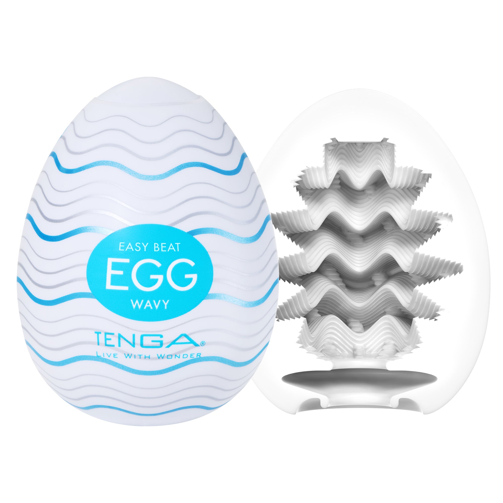 Tenga Egg Wavy oeuf masturbateur homme nervures