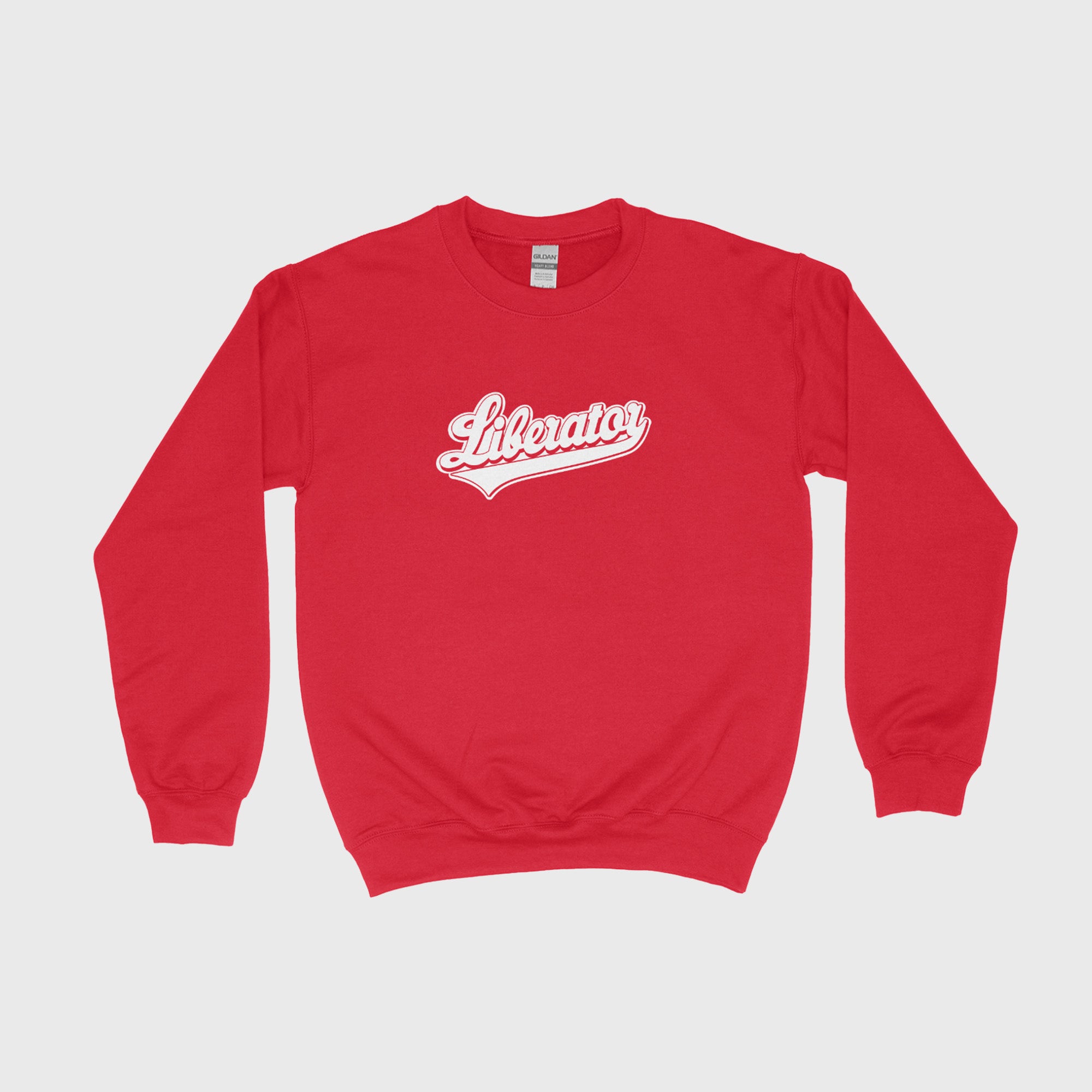 Liberator Baseball Logo Sweatshirt Sweat Coton Charcoal M