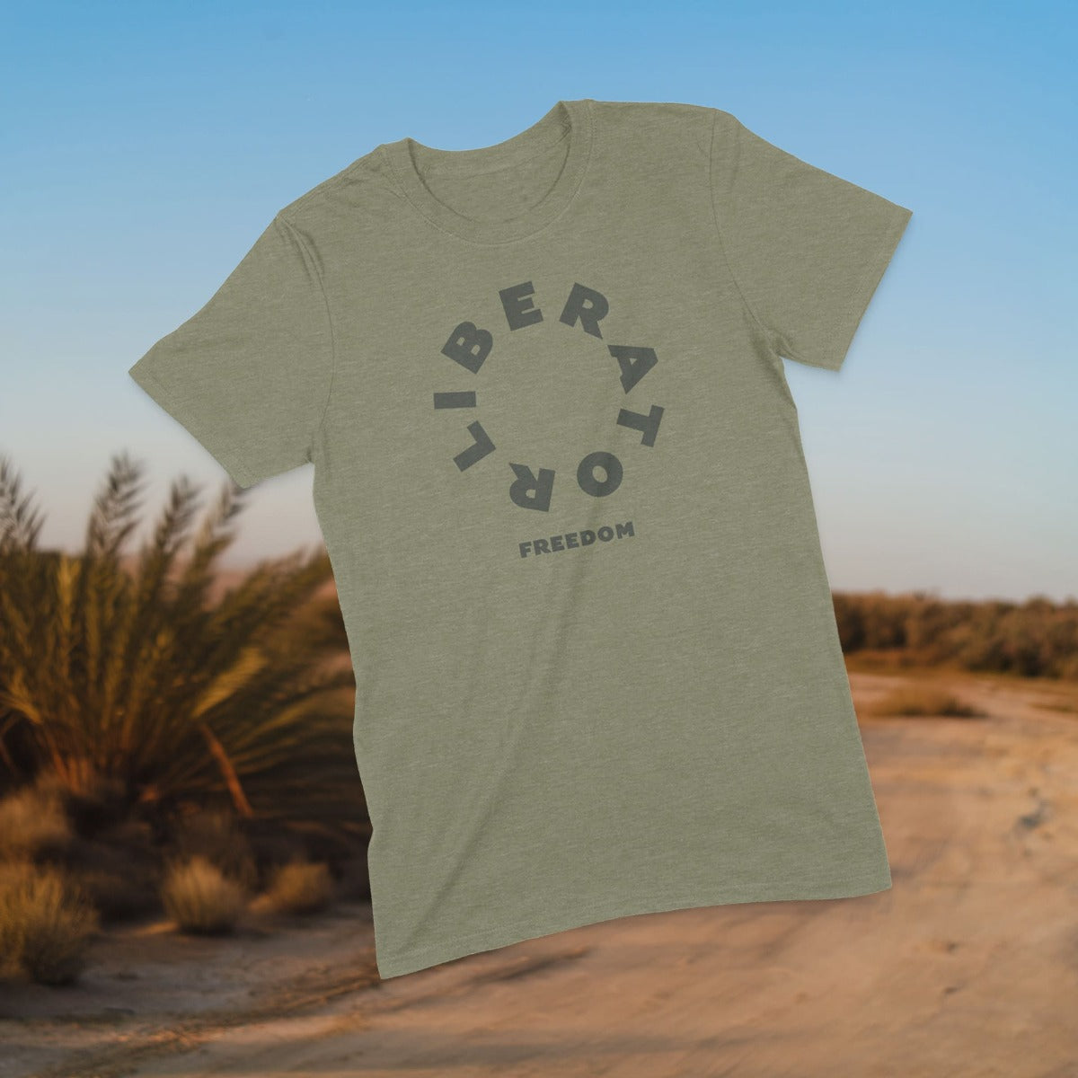 Liberator Freedom T-shirt tee coton Small logo poitrine