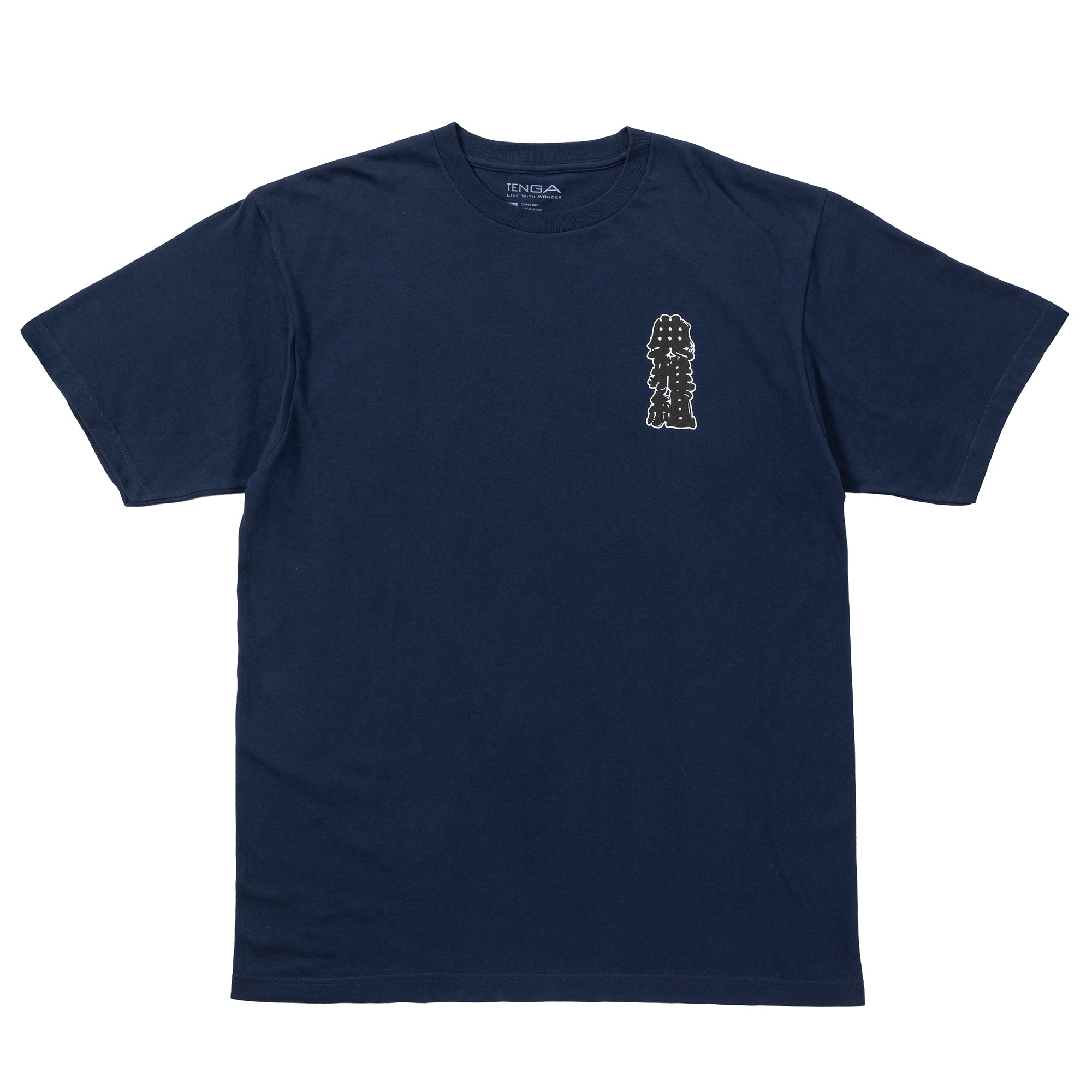 Tenga Ichiban t-shirt L navy coton