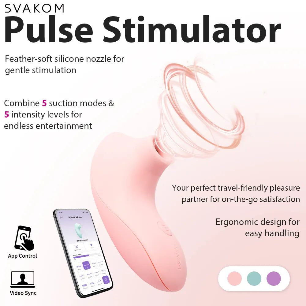 Svakom Pulse Lite Neo stimulateur clitoris bleu