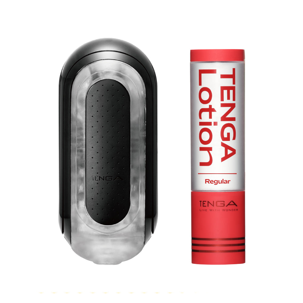 Tenga Flip Zero Black masturbateur homme + lotion