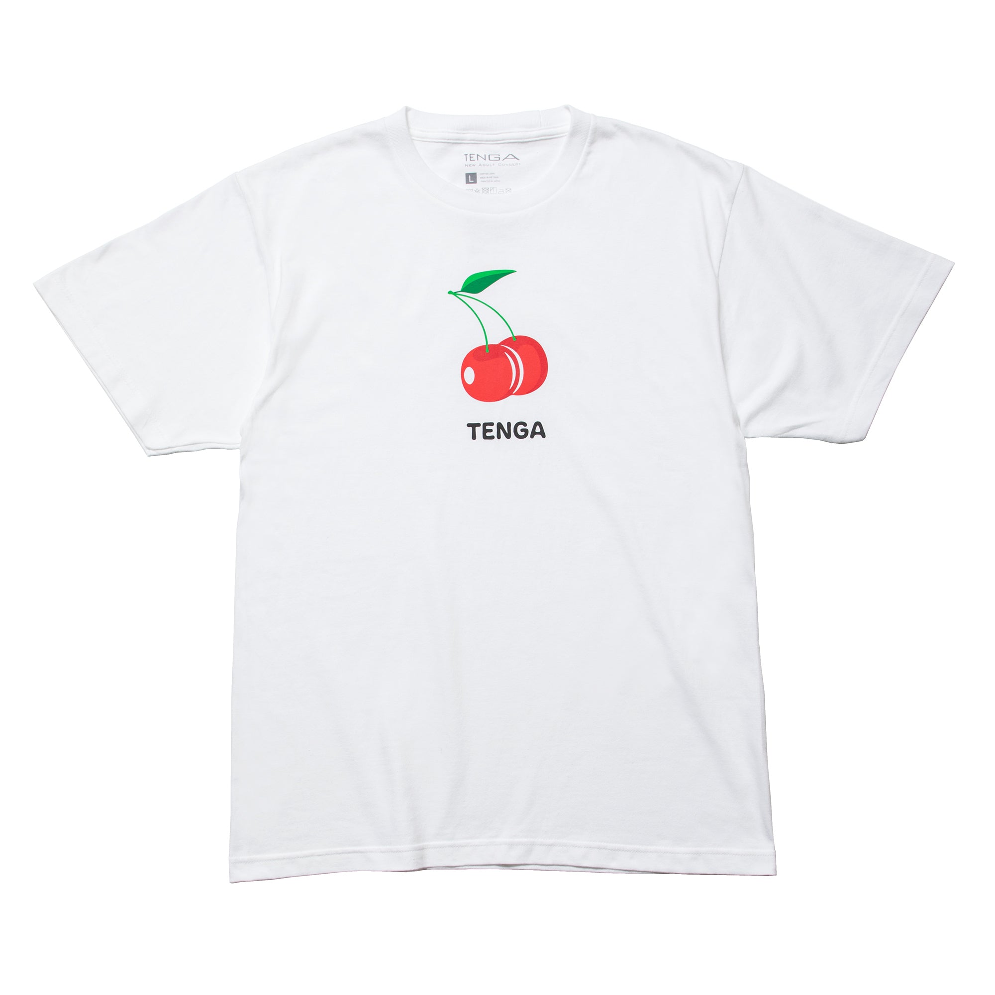 TENGA Merch Cherry t-shirt coton rouge
