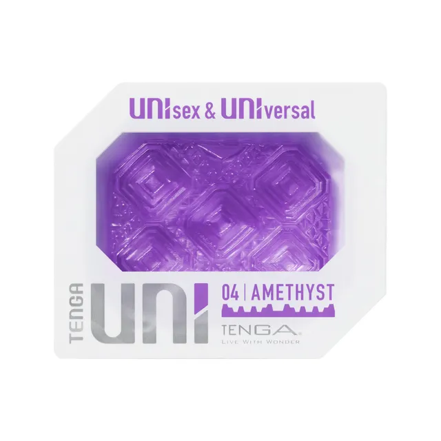Tenga Uni Amethyst Masturbateur Jetable Stretch Carrés