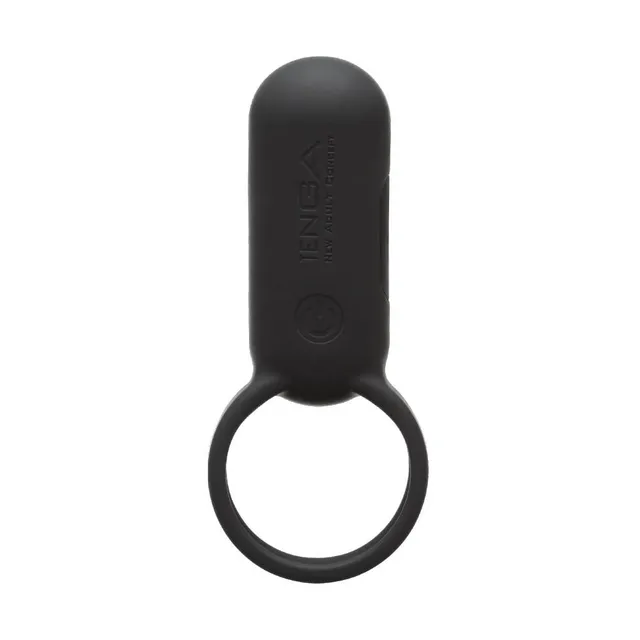 Tenga SVR+ anneau vibrant noir rechargeable silicone