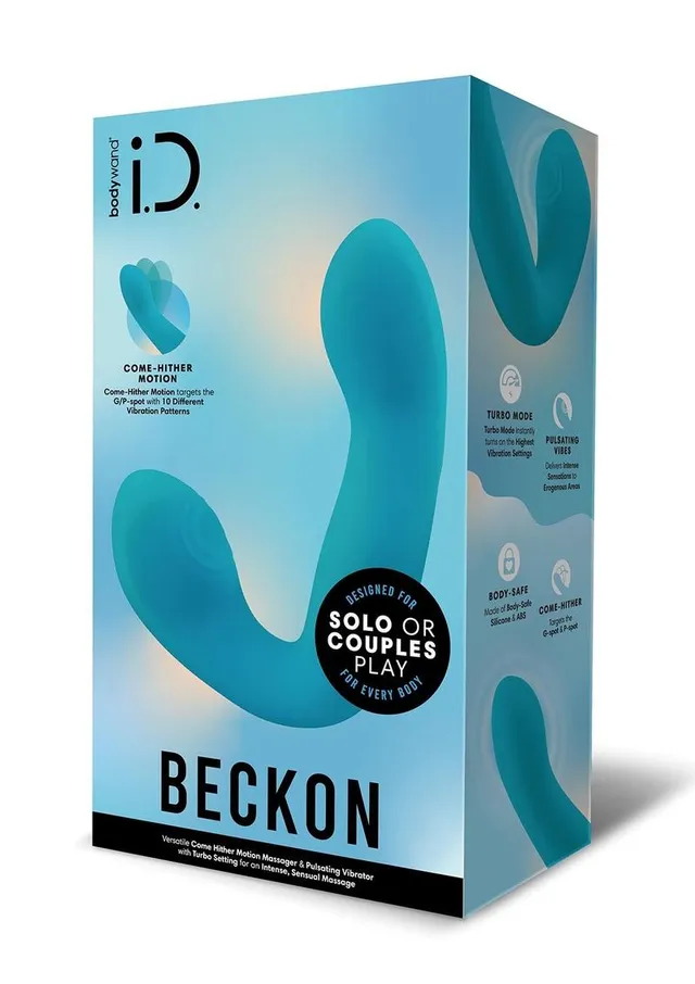 Bodywand i.D. Beckon vibromasseur bleu 10 modes