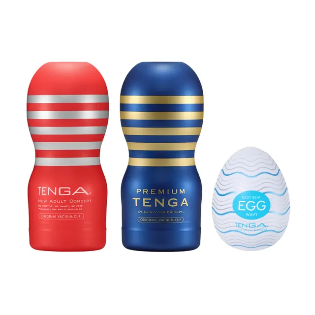 TENGA CUP Beginner Bundle masturbateur homme lot 3