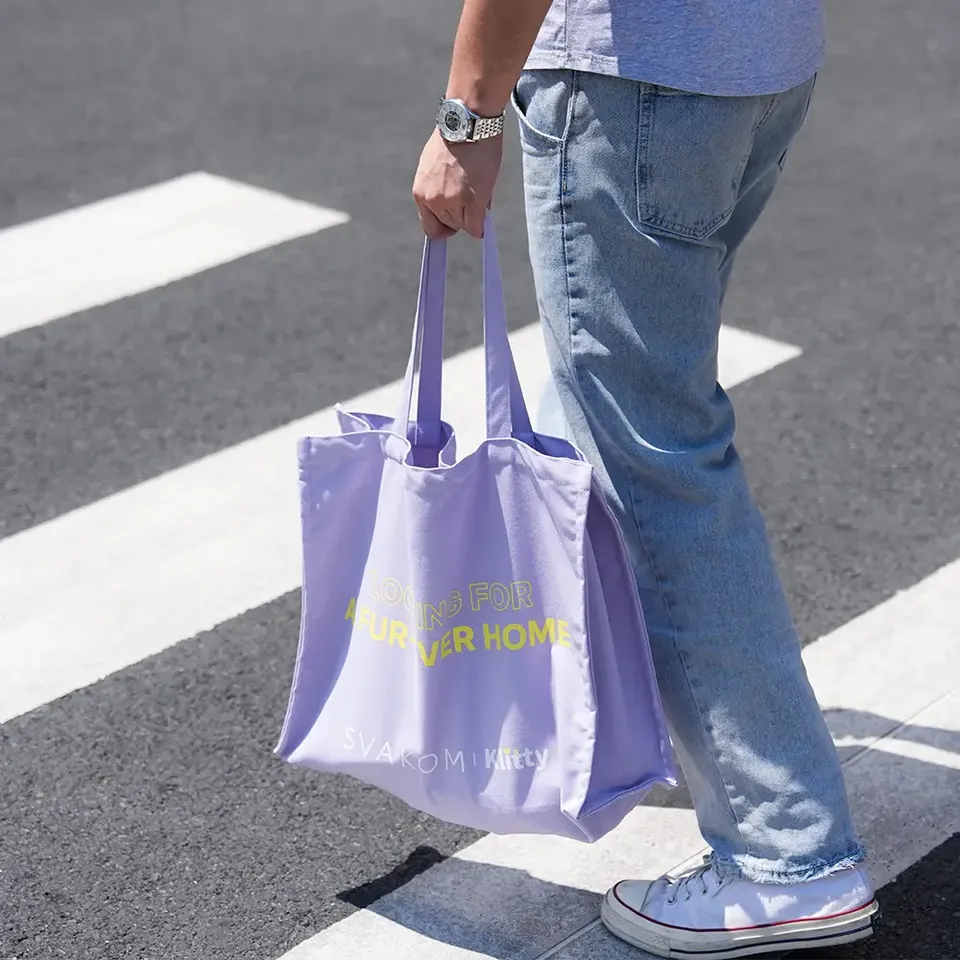 Svakom Klitty Tote Bag cabas jaune en toile