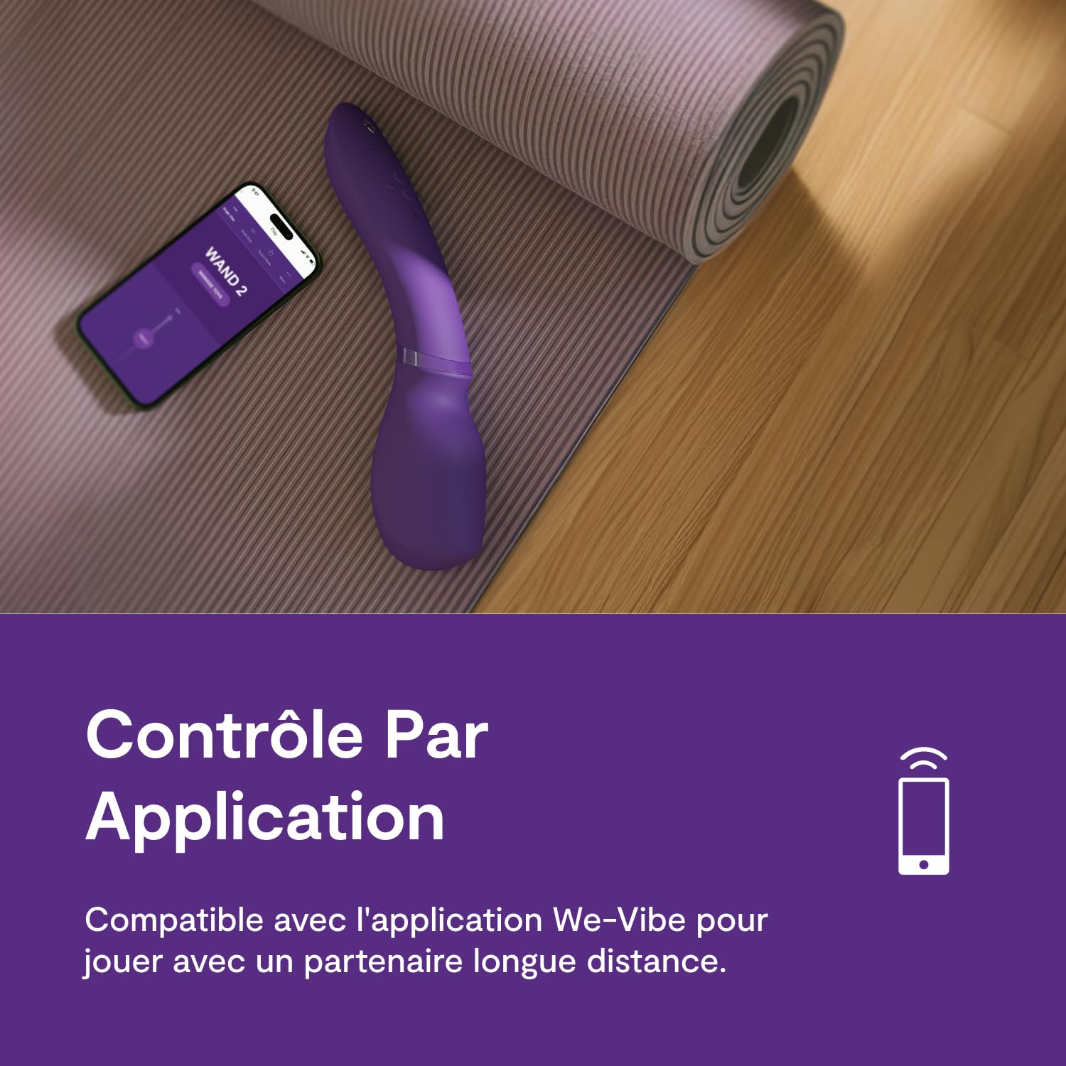 We-Vibe Wand 2 vibromasseur wand connecté étanche