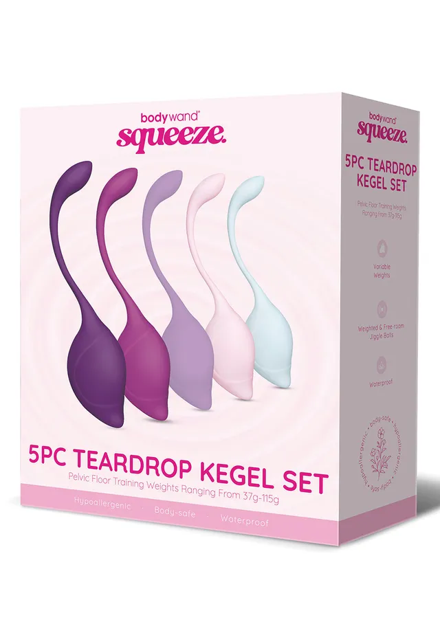 Bodywand Squeeze Teardrop 5 boules de geisha 37-115 g