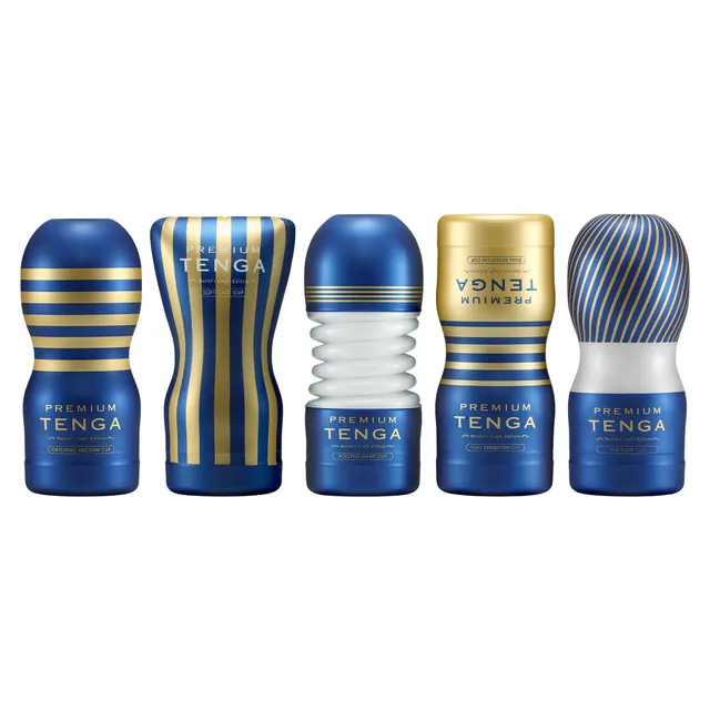 TENGA Cup Premium masturbateur lot 5 pièces sensations