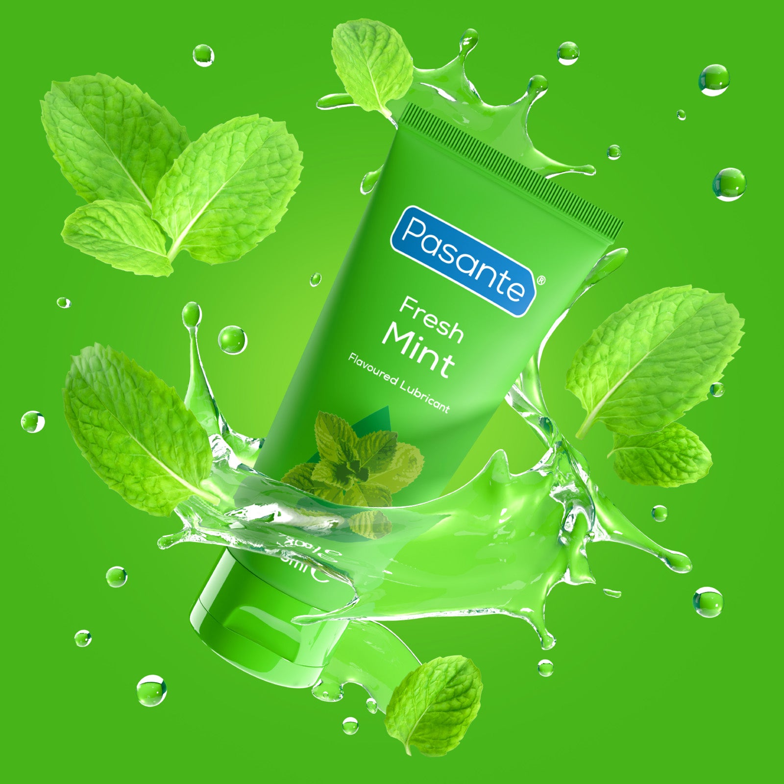Pasante Flavoured Lubes lubrifiant menthe 75ml base eau
