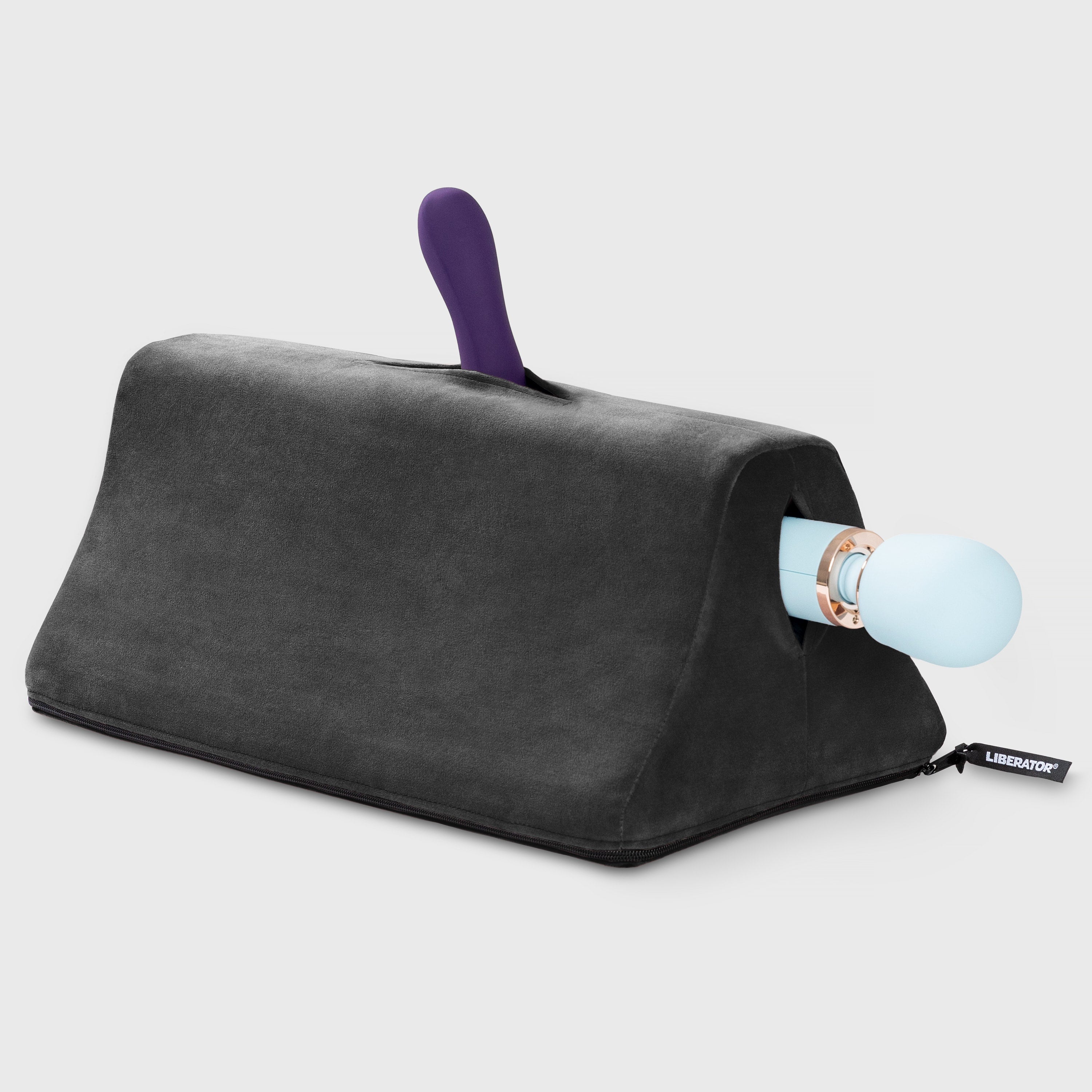 Liberator Tula support sextoy microvelours noir