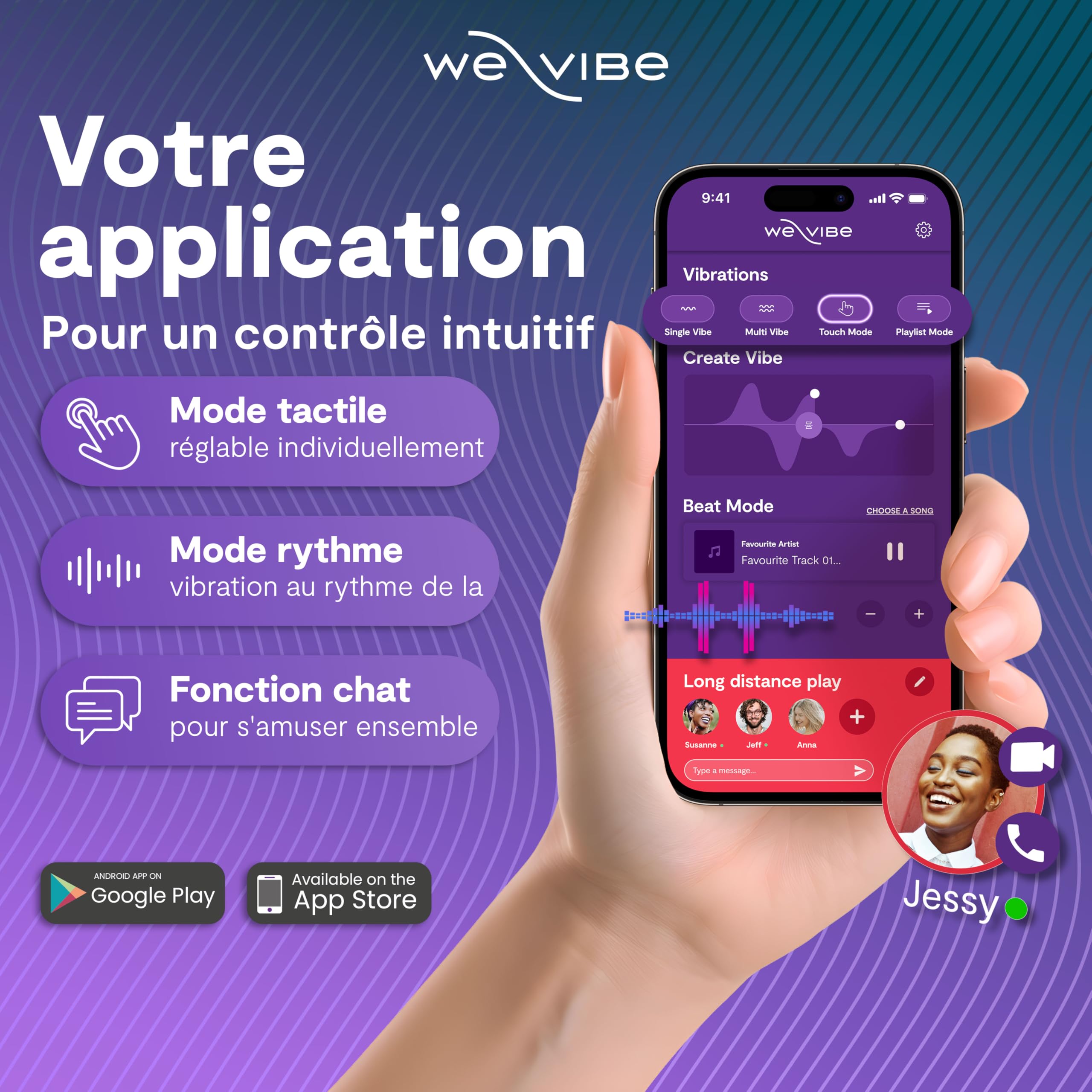 We-Vibe Sync O Vibromasseur Couple Vert Silicone