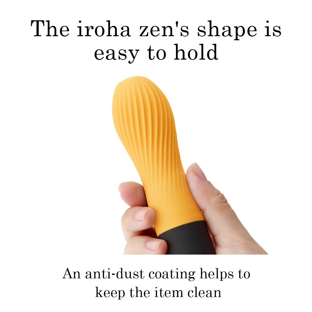 Tenga iroha zen YUZUCHA vibromasseur femme nervuré à piles