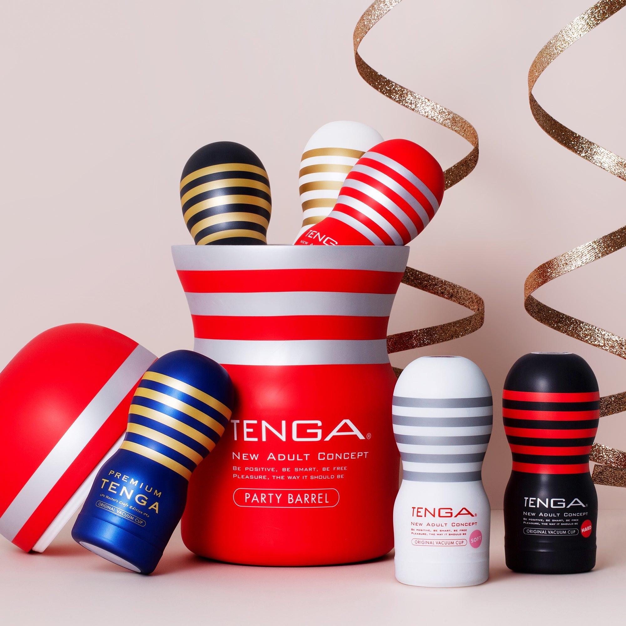 Tenga Party Barrel coffret masturbateur Cup lot 6 Soft Hard