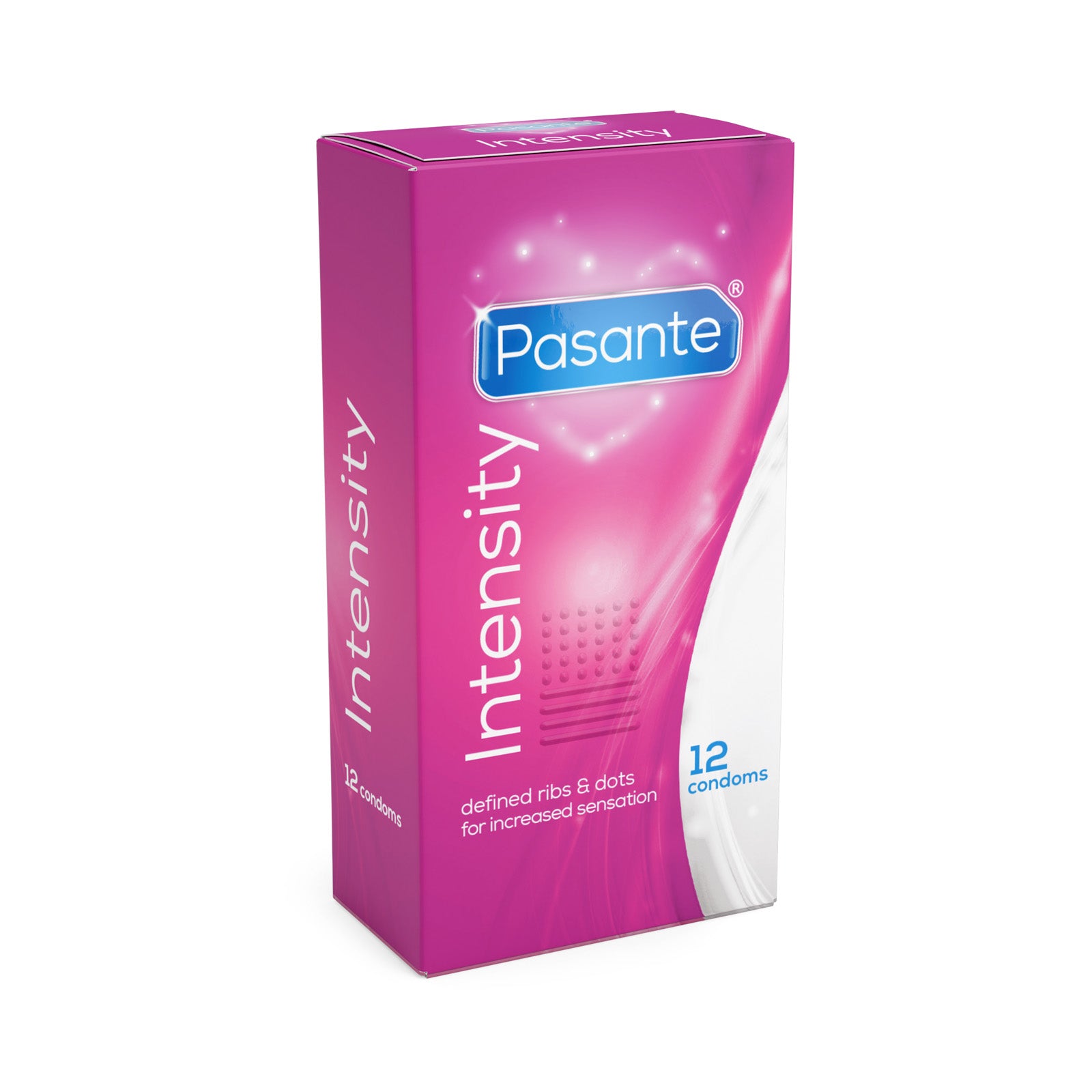 Pasante Intensity préservatifs nervurés lot 12