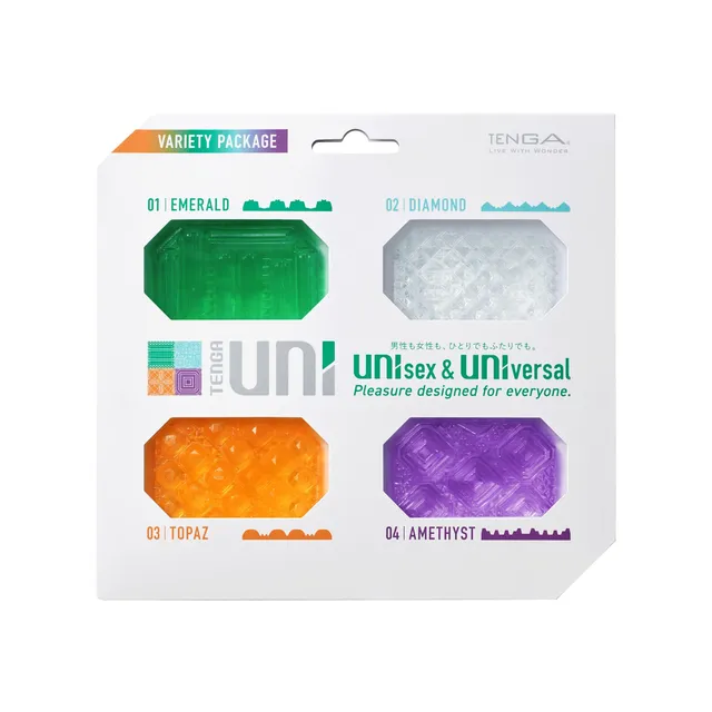 Tenga Uni Variety Pack 4 masturbateurs mixtes jetables